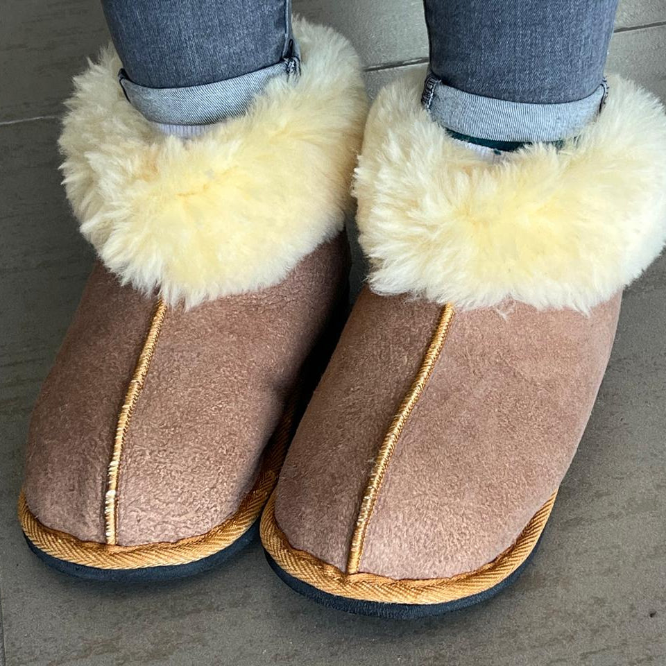 Oskava medical genuine sheepskin booties