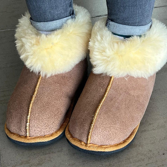 Oskava medical genuine sheepskin booties